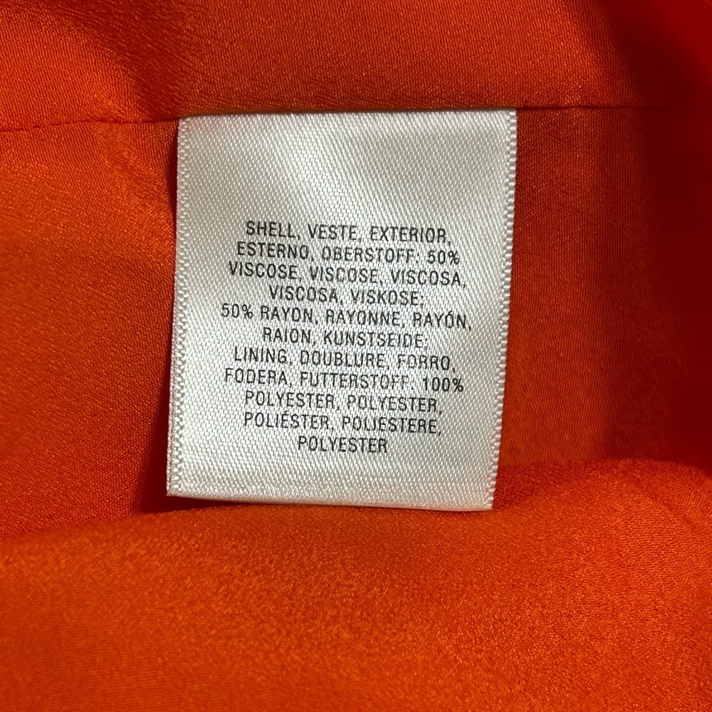 Anthropologie livia halter print medallion motif Orange Floral Mini Dress 10 - Picture 11 of 14